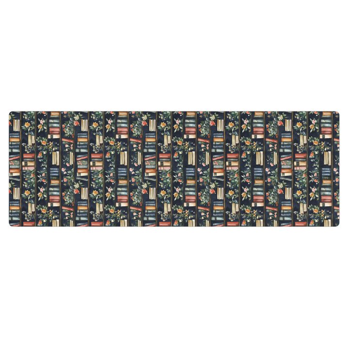 Bookshelf and Plants Yoga Mat by Treasure Pie product image (1)