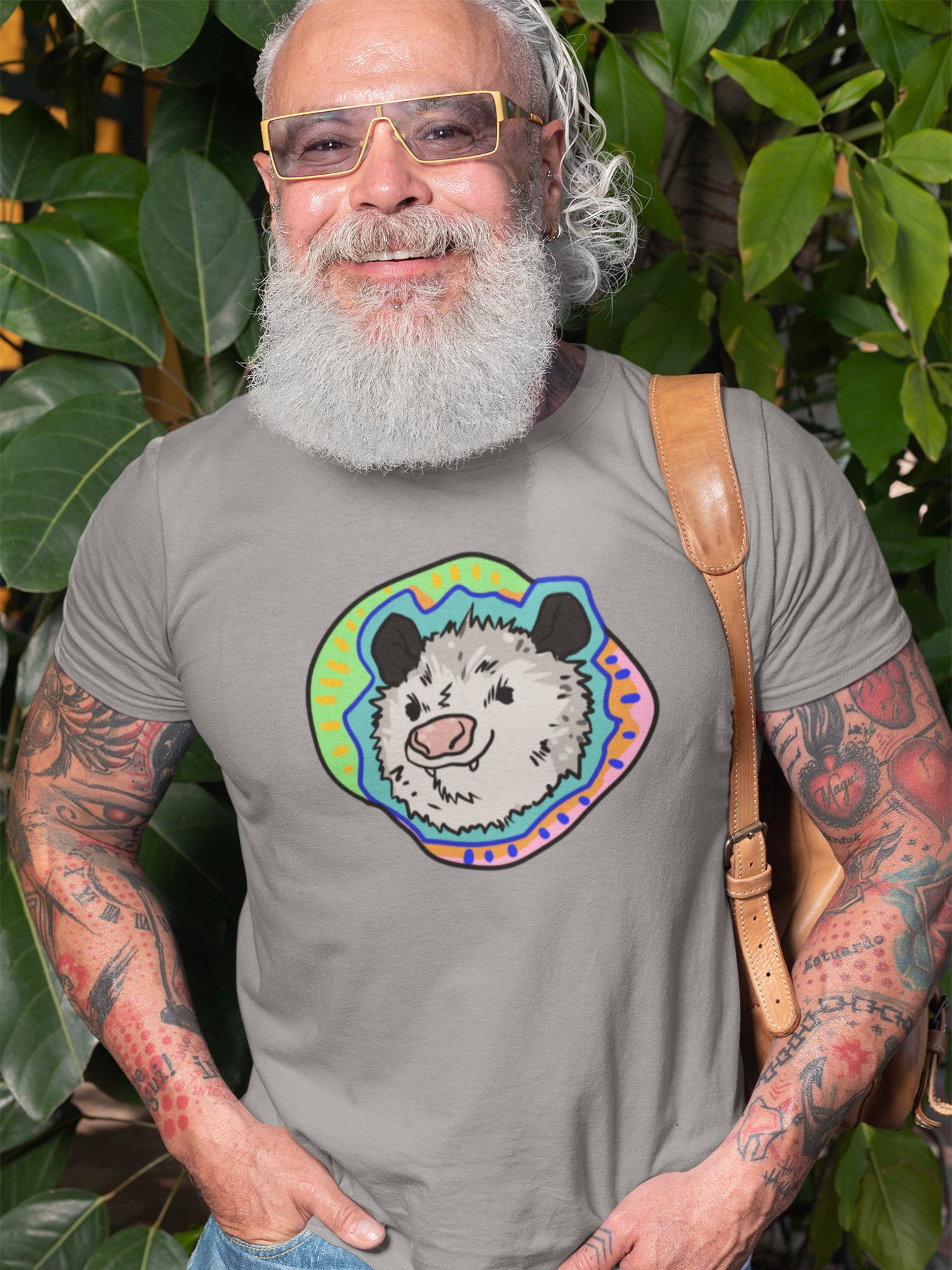 Vaporpossum 100% recycled t-shirt product image (1)