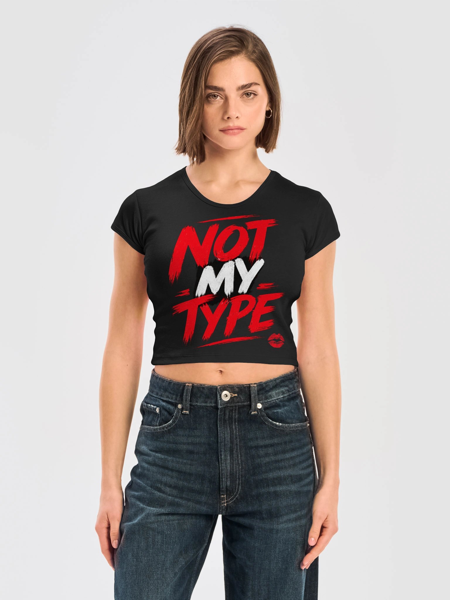 DROP 008: NOT MY TYPE Crop Top product image (12)