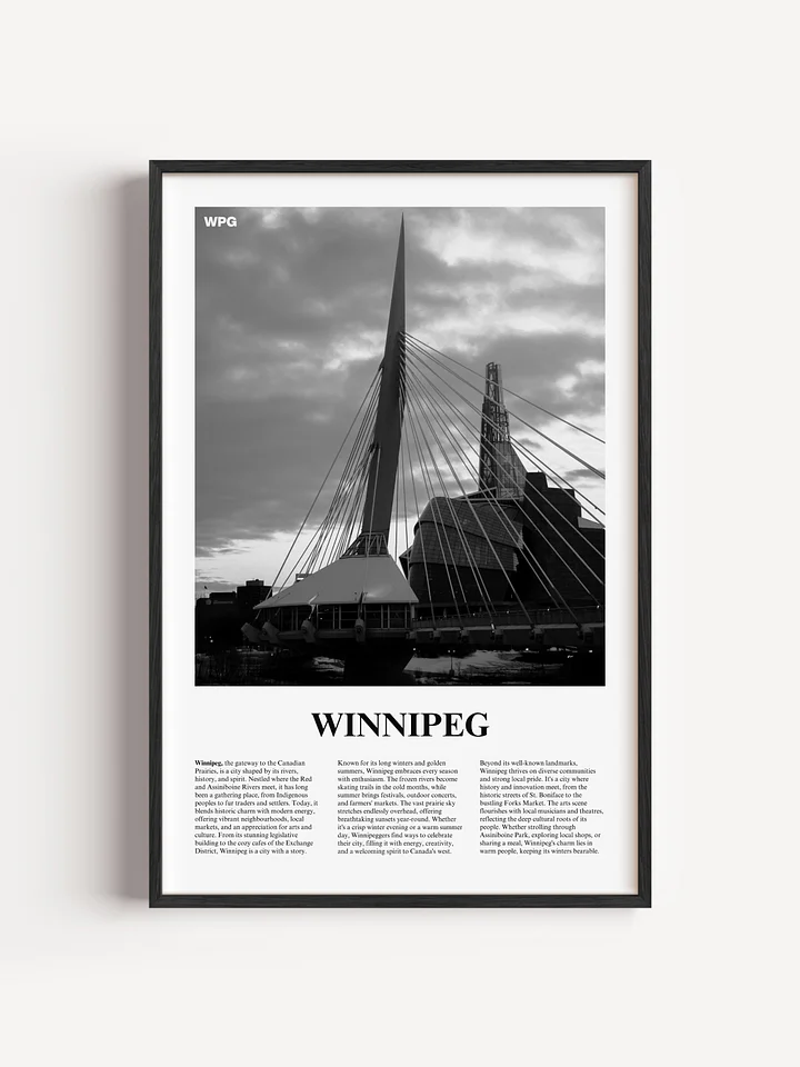 Winnipeg 01 Newspaper Poster product image (1)