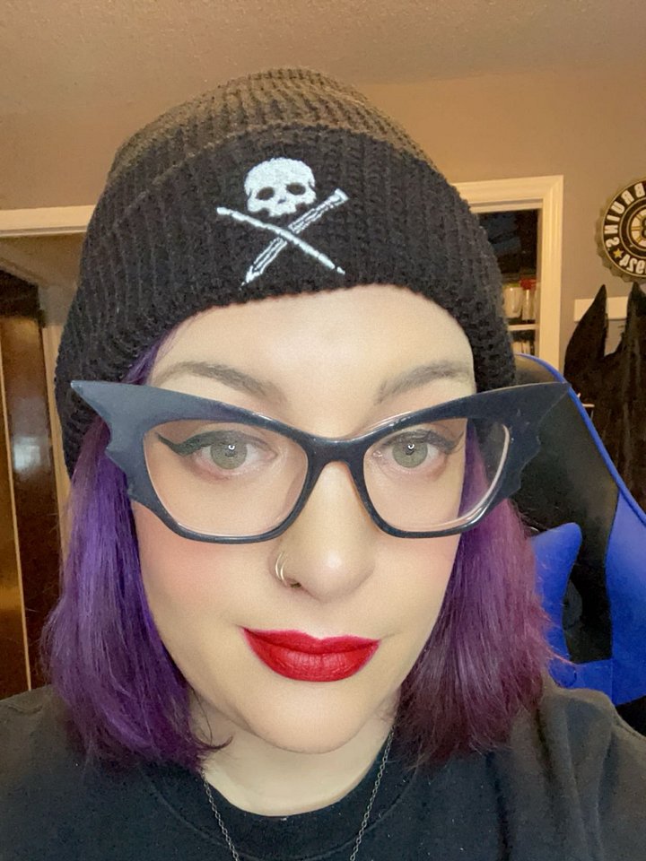 Embroidered Waffle Knit Beanie product image (1)