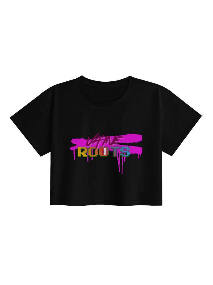 Crop top Neon Splash Graffiti — AS Colour Femme Premium par PU MANATU product image (2)