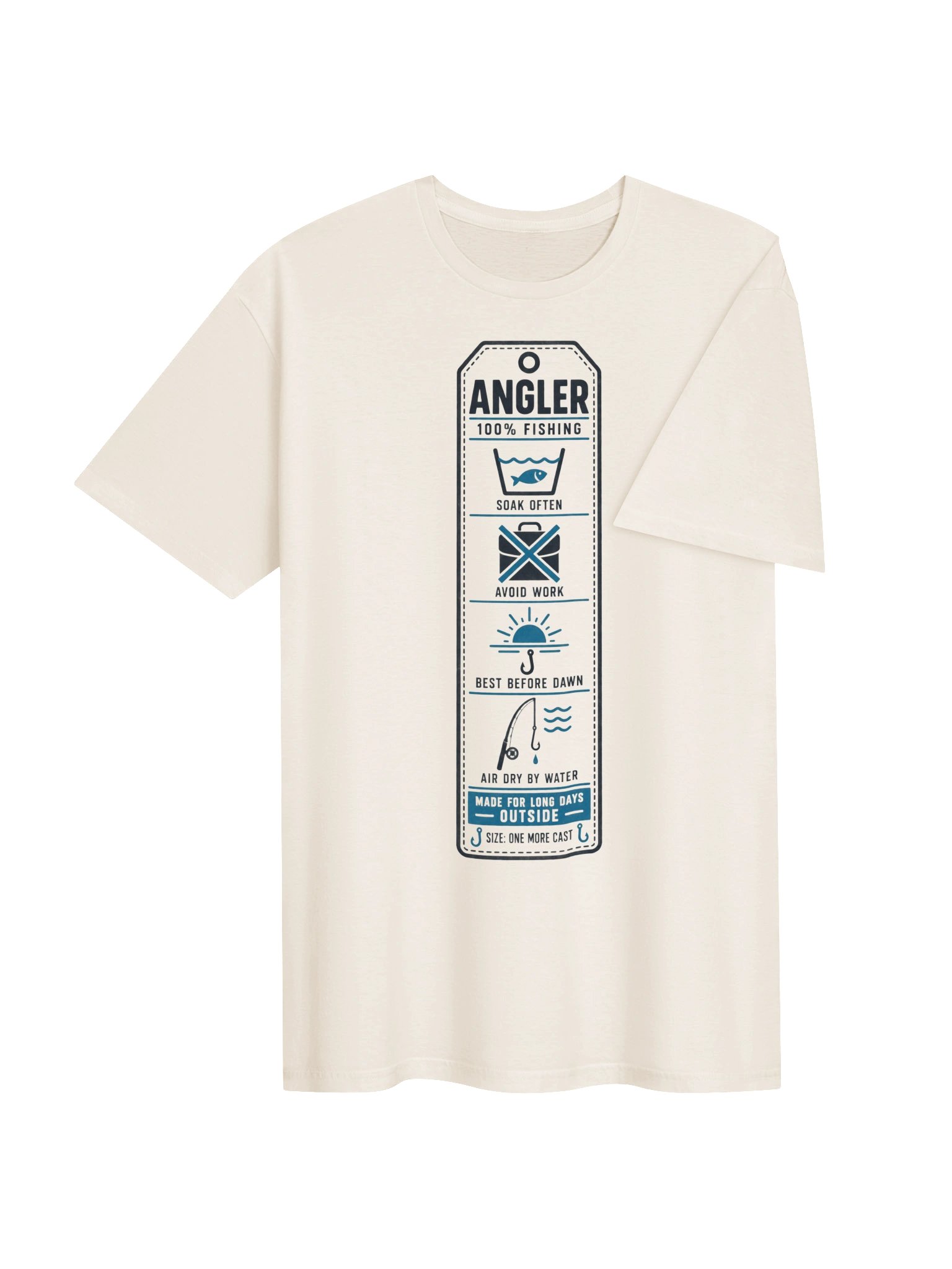 Care Instructions for an Angler T-Shirt product image (4)