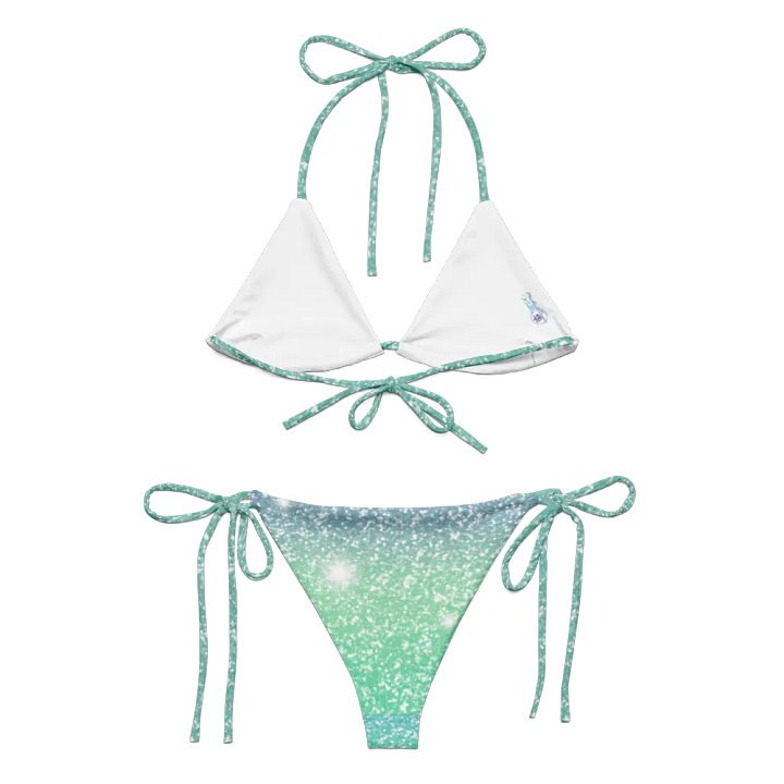 Glitter Unicorn Texture Design String Bikini (8) product image (2)