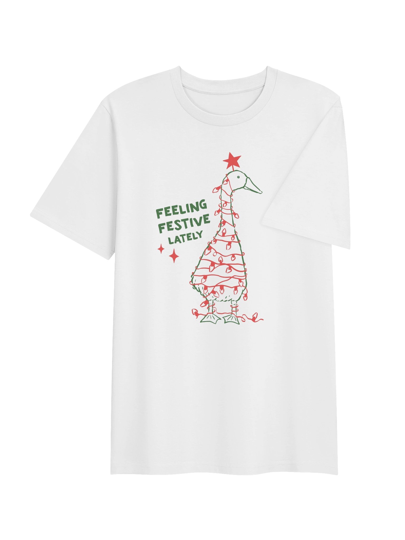 Feeling Festive Duck Holiday T-Shirt product image (3)