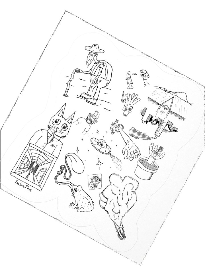 The Sketch Line Sticker (Sabre.Plus Exclusive) product image (2)
