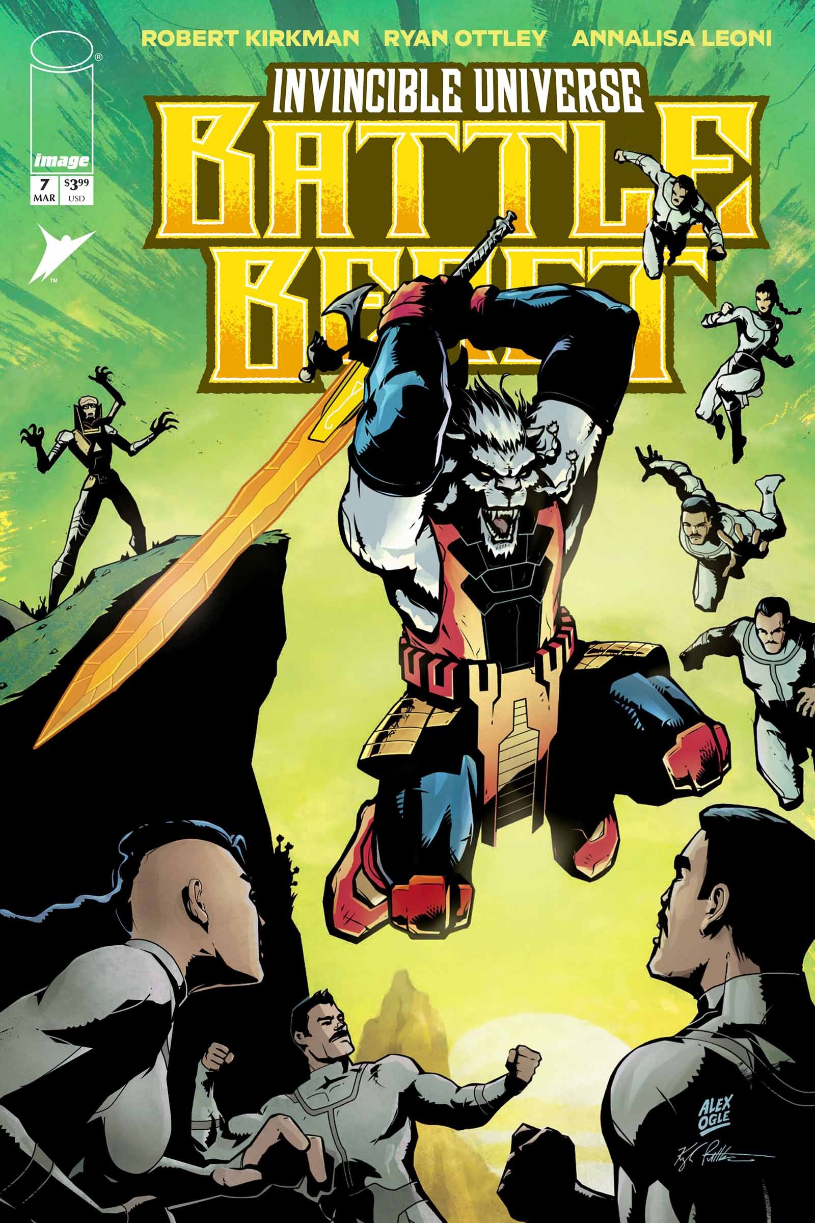 Battle Beast #7 Variant Cover Exclusive - Alex Ogle Signed product image (1)