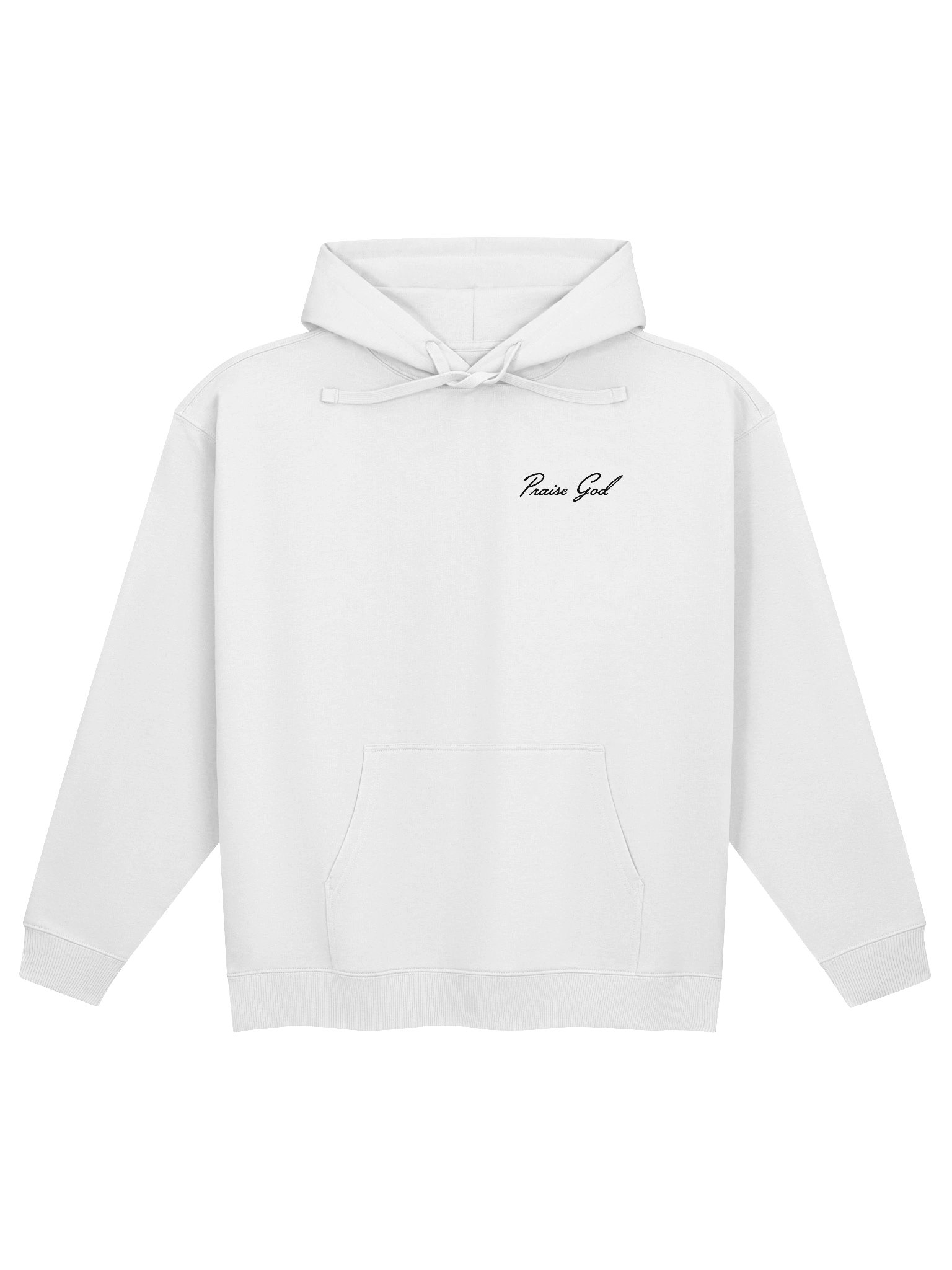 PRAISE GOD RELAXED HOODIE - WHITE product image (1)