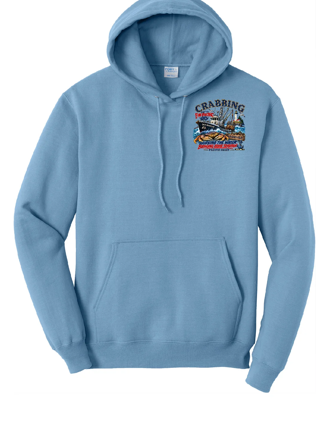 CRABBING TUNDRA BLUE PORT AND CO HOODIE product image (2)