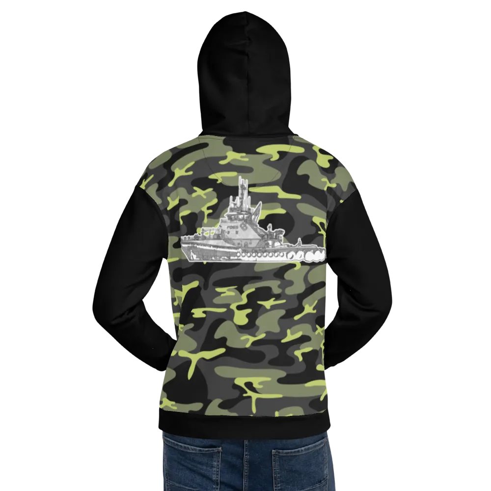 Sketch Garth Foss Tug (black & Green Camouflage) – Performance Marine Wear | Twin Anchor Apparel North Current Line product image (11)