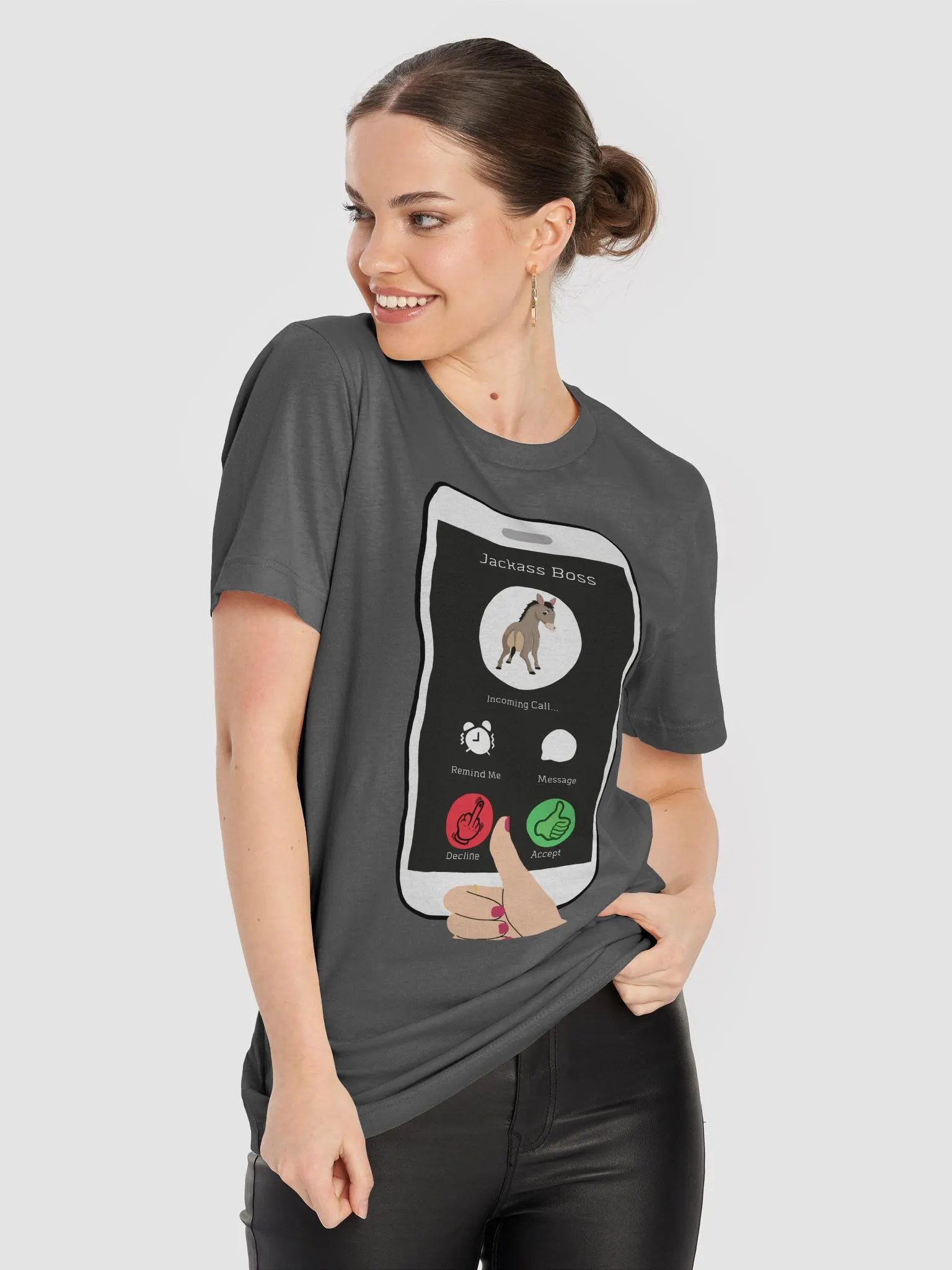 When The Boss Calls - Funny T-shirts product image (53)