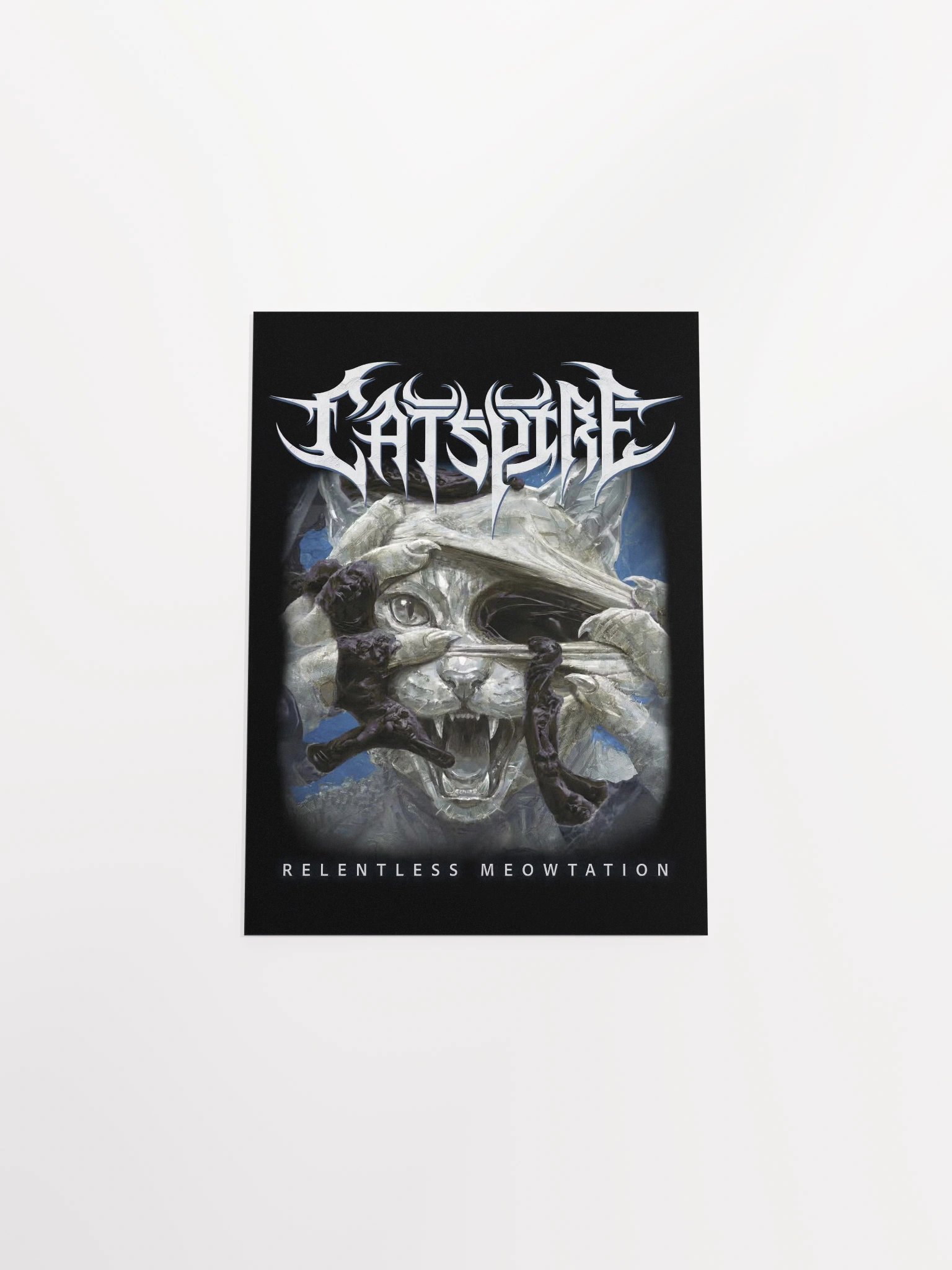 CATSPIRE RELENTLESS MEOWTATION POSTER product image (29)