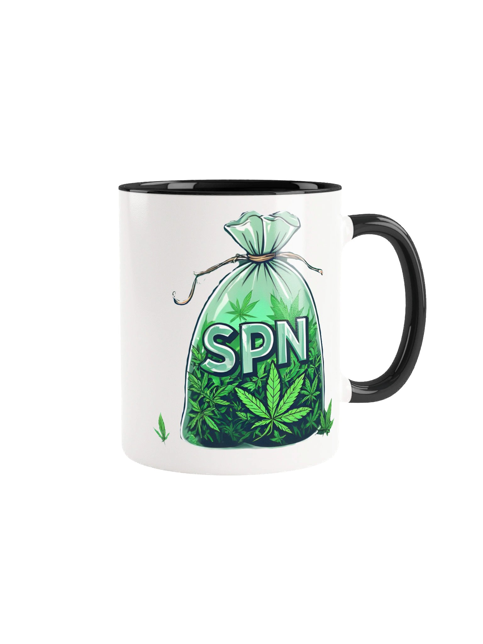 Smoke & Leaves Ceramic Mug product image (4)