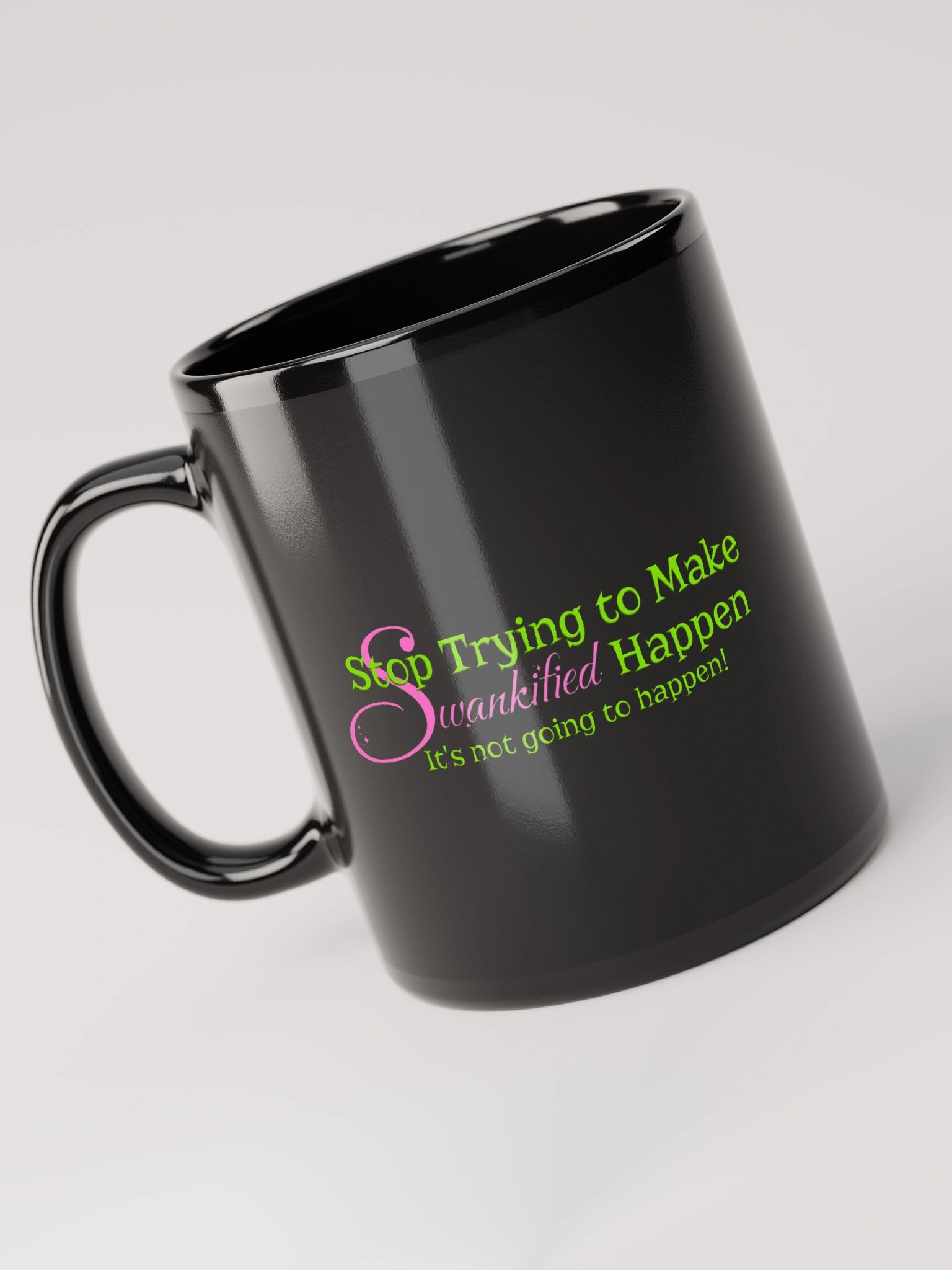 Swankified Mug – Black Glossy Wicked x Mean Girls Musical Comedy Cup product image (5)