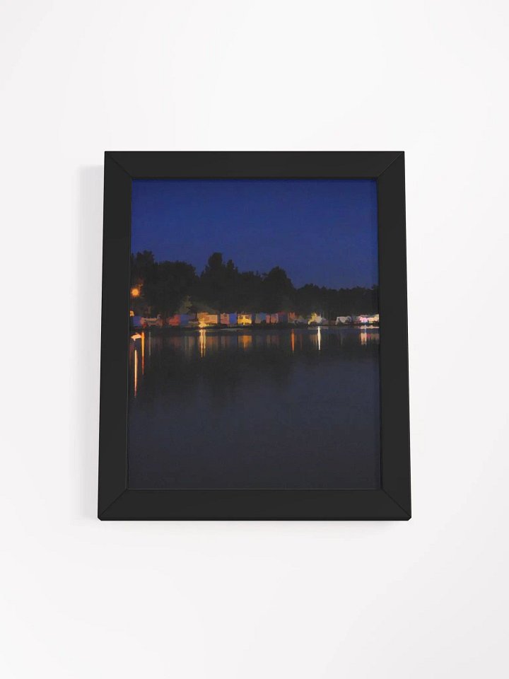 Campers Around The Lake Framed Poster product image (23)
