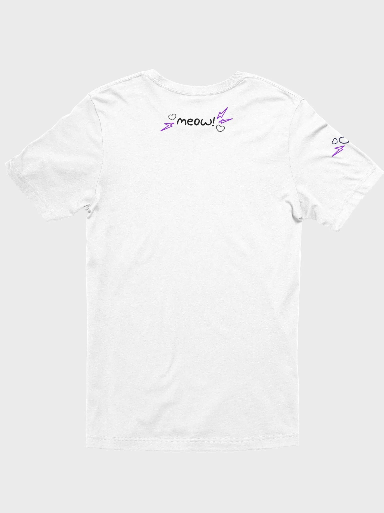Lovely Digital Meow // T-Shirt - Purple - Light Mode product image (2)