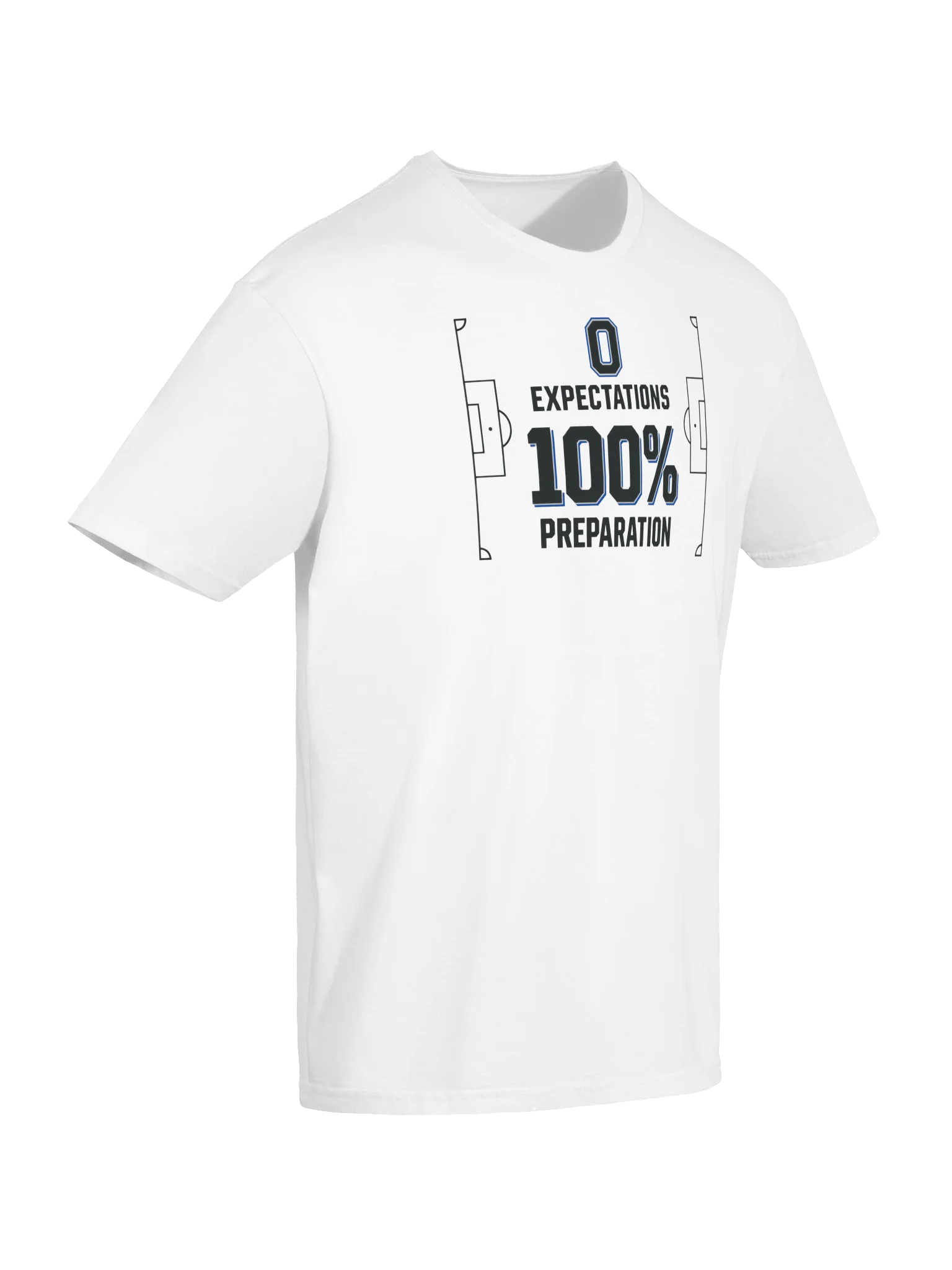 0 Expectations, 100% Preparation Soccer Tee product image (6)
