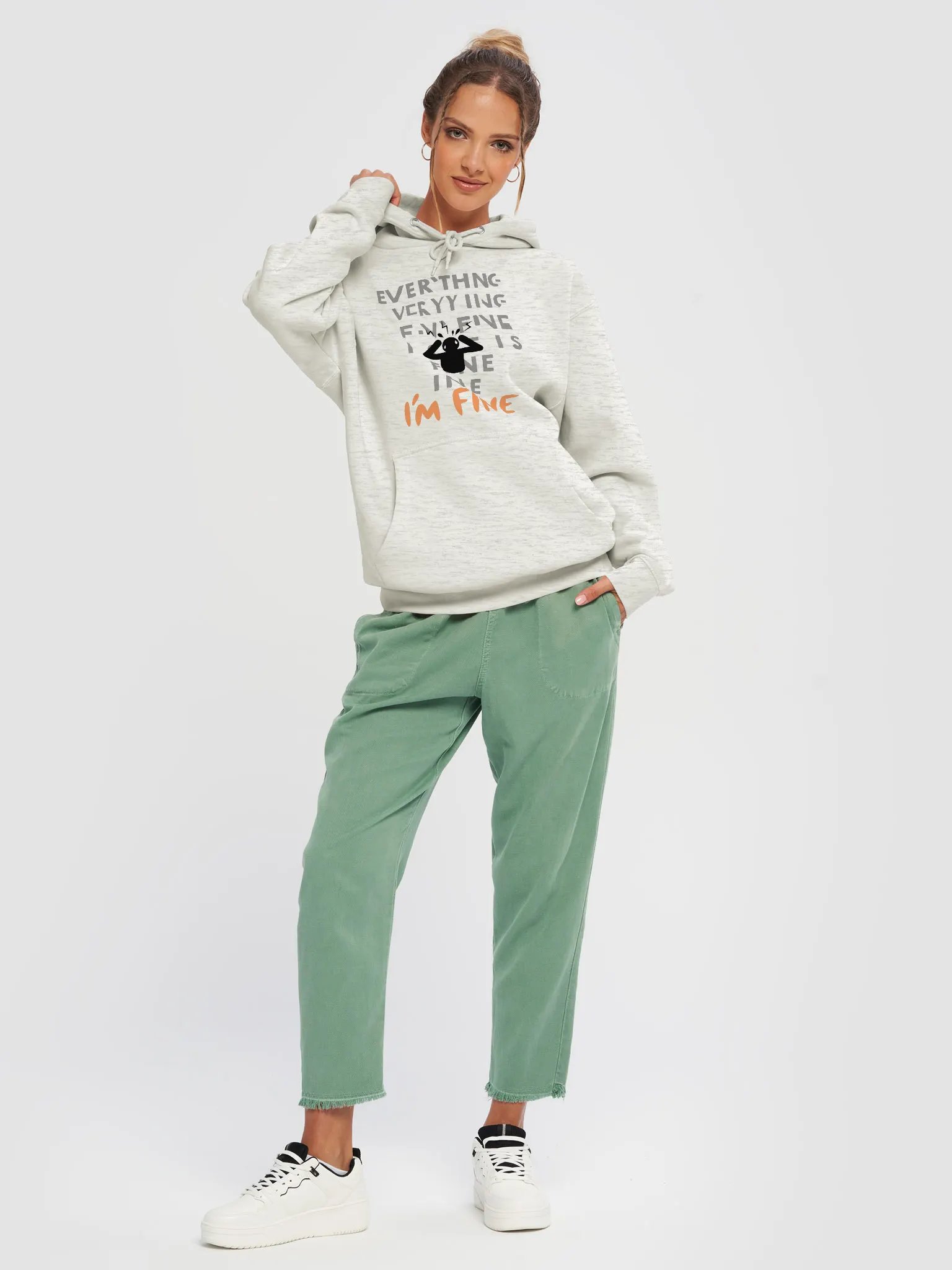 I'm Fine Hoodie product image (5)