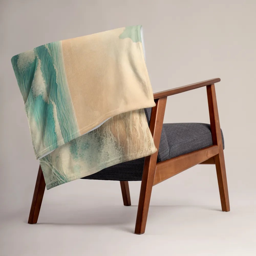 Ocean Shoreline Serenity Throw Blanket product image (4)