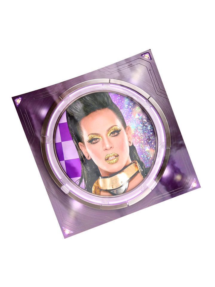"Season 4 Promo Portal" Kiss-Cut Holographic Sticker product image (1)