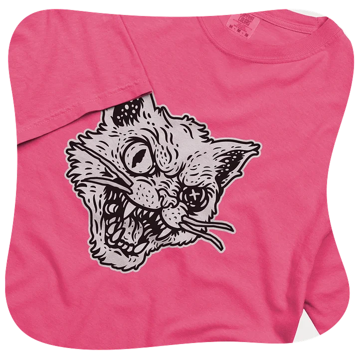 Fear the One-Eyed Cat - B&W Tee product image (1)