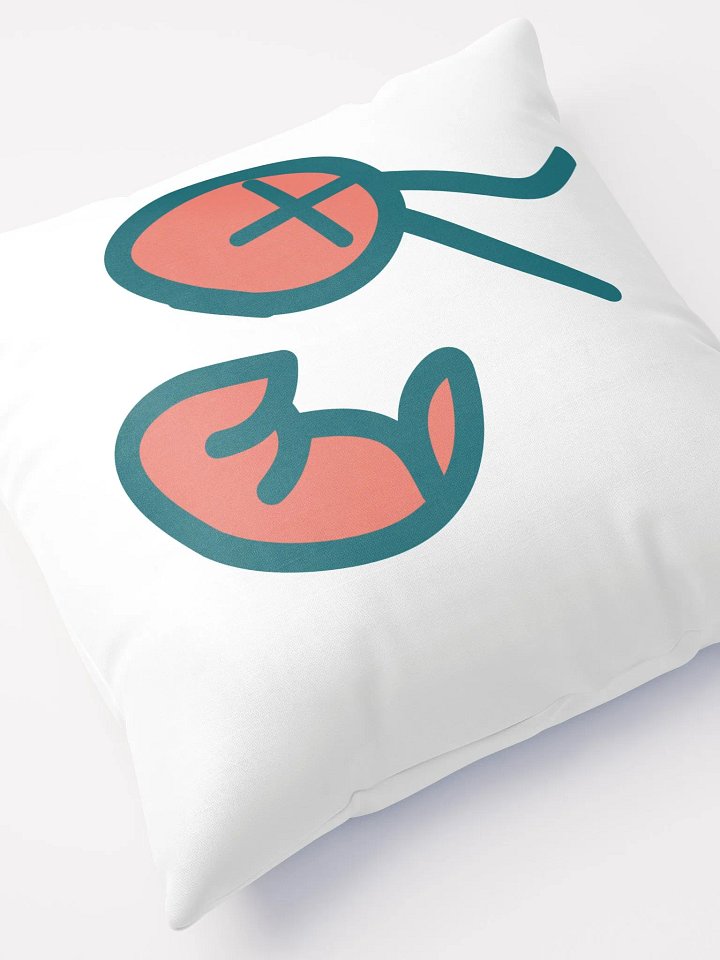 Shrimp on a throw pillow product image (2)