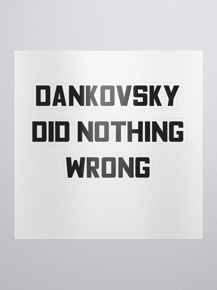 Dankovsky Defence Sticker product image (1)