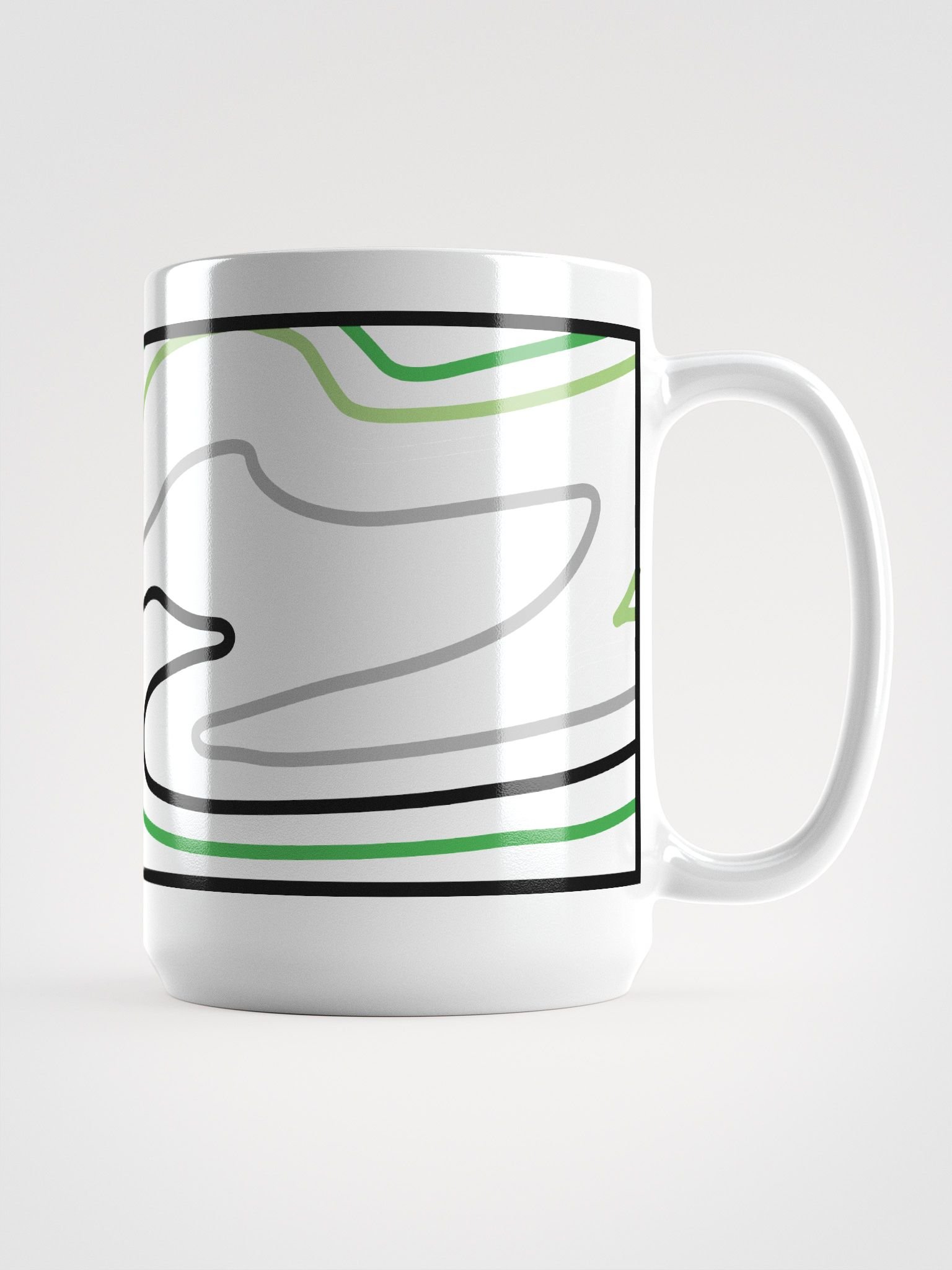 Topographic Pride- aro mug product image (1)