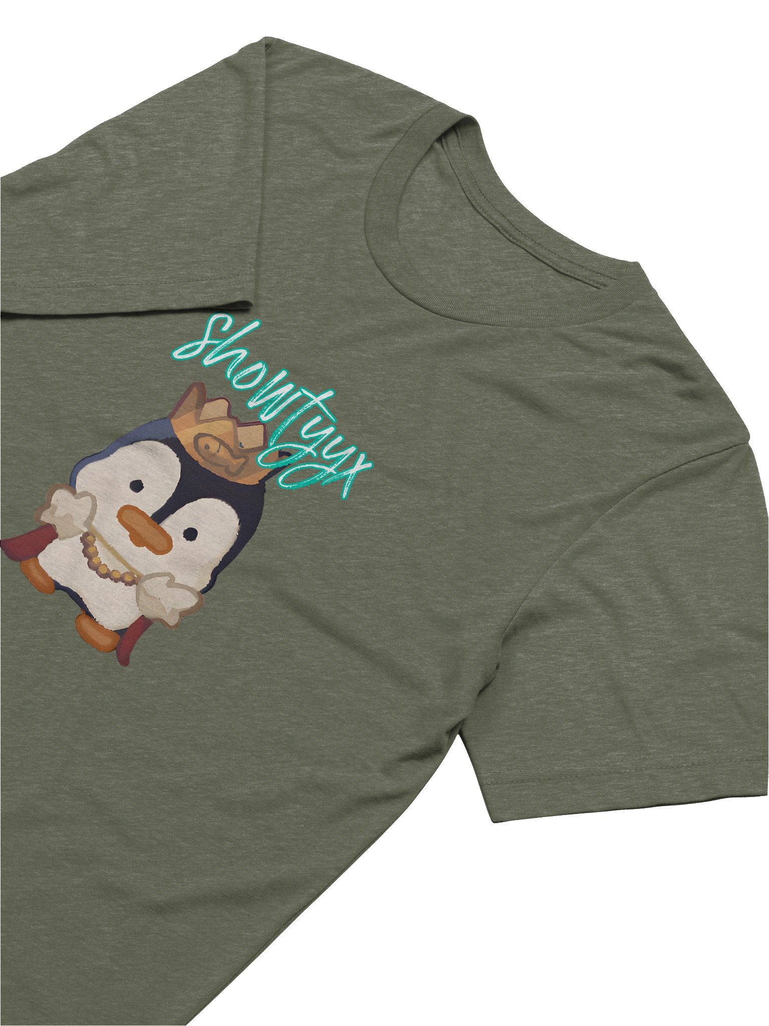 Showtyyx Teal Short Sleeve T-Shirt product image (6)