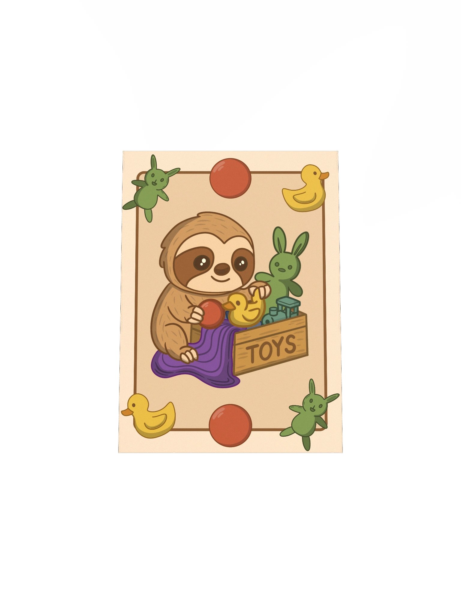 Toy Box Sloth - Art Print product image (13)