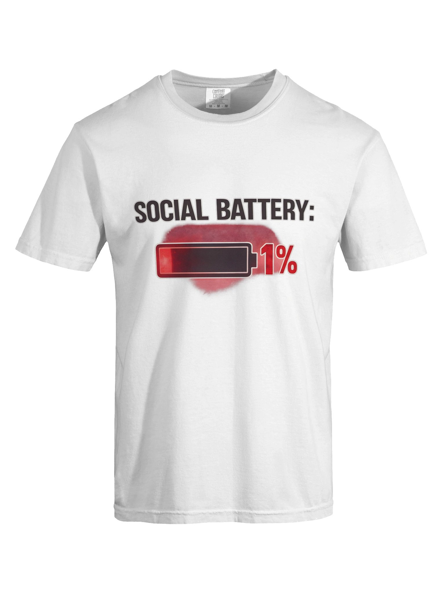Socil Battery :1% T-Shirt product image (57)