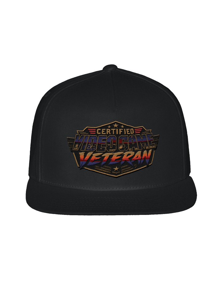 Certified Video Game Veteran Snapback Cap product image (4)