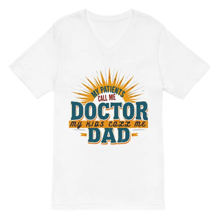 Doctor Dad Sunburst v-neck tee product image (2)