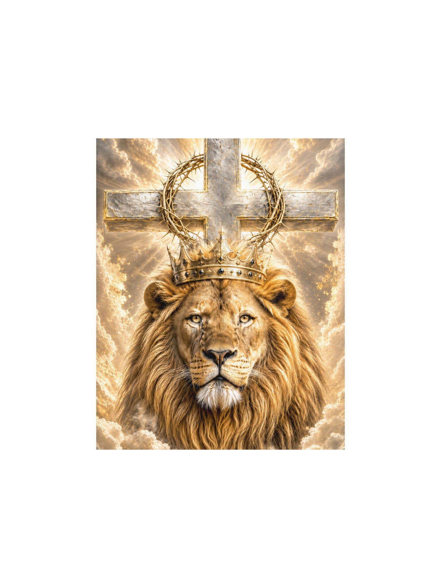 Silver & Gold Lion of Judah product image (1)