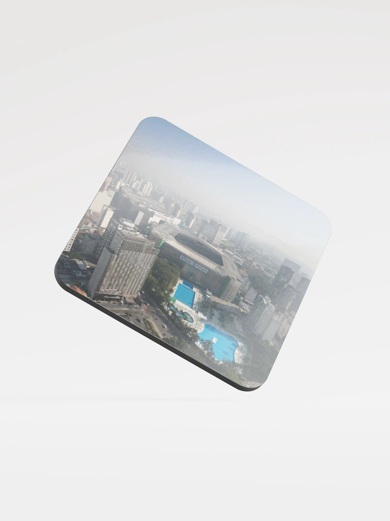 Allianz Parque – Glossy Cork Coaster /Porta-Copo de Cortiça (EN/BR) product image (1)