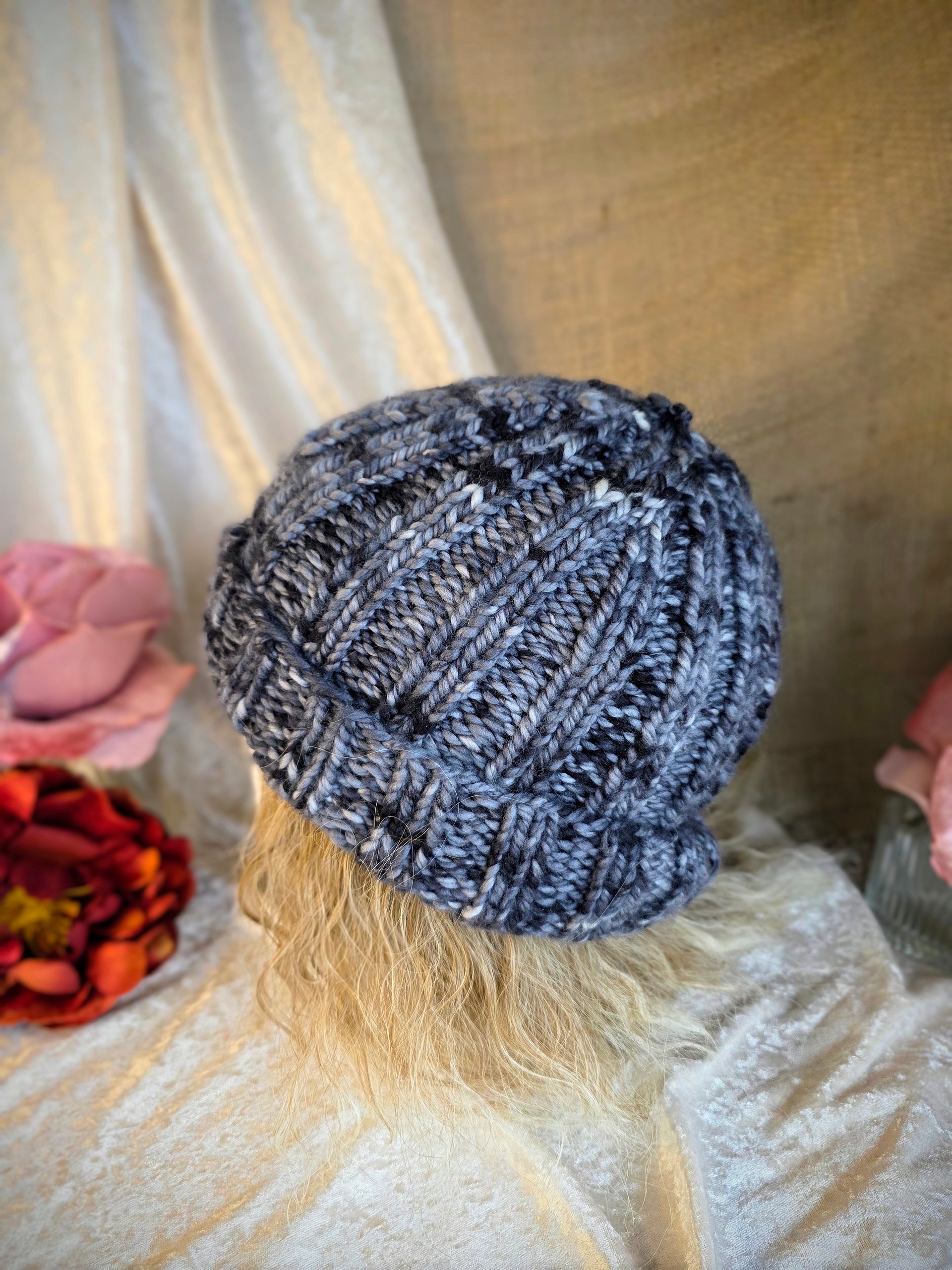 Soft Textured Knit Slouchy Beanie product image (6)