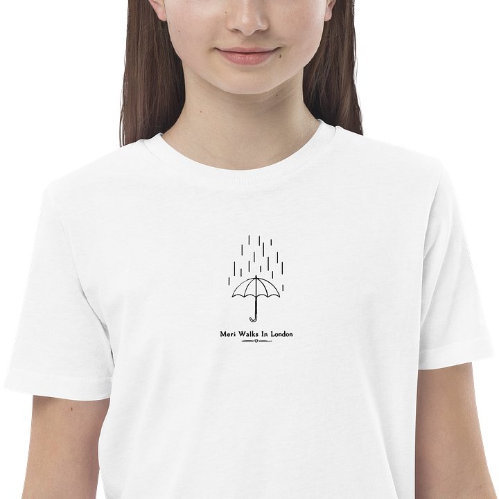 Stanley/Stella Organic Cotton Kids T-Shirt - Minimal Umbrella Design product image (7)