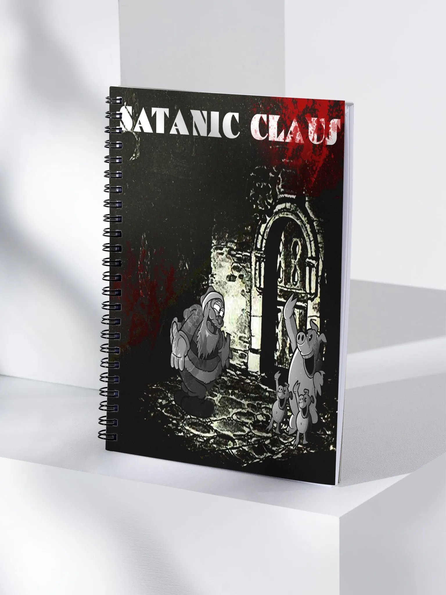 Satanic Claus Spiral Notebook product image (4)