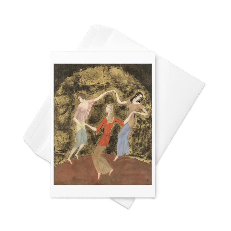 Foujita - Les Trois Danseuses - Blank Card product image (4)