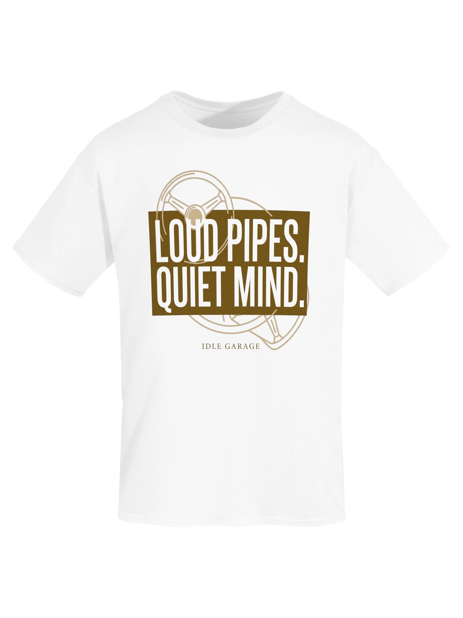 LOUD PIPES. QUIET MIND. Tee product image (5)