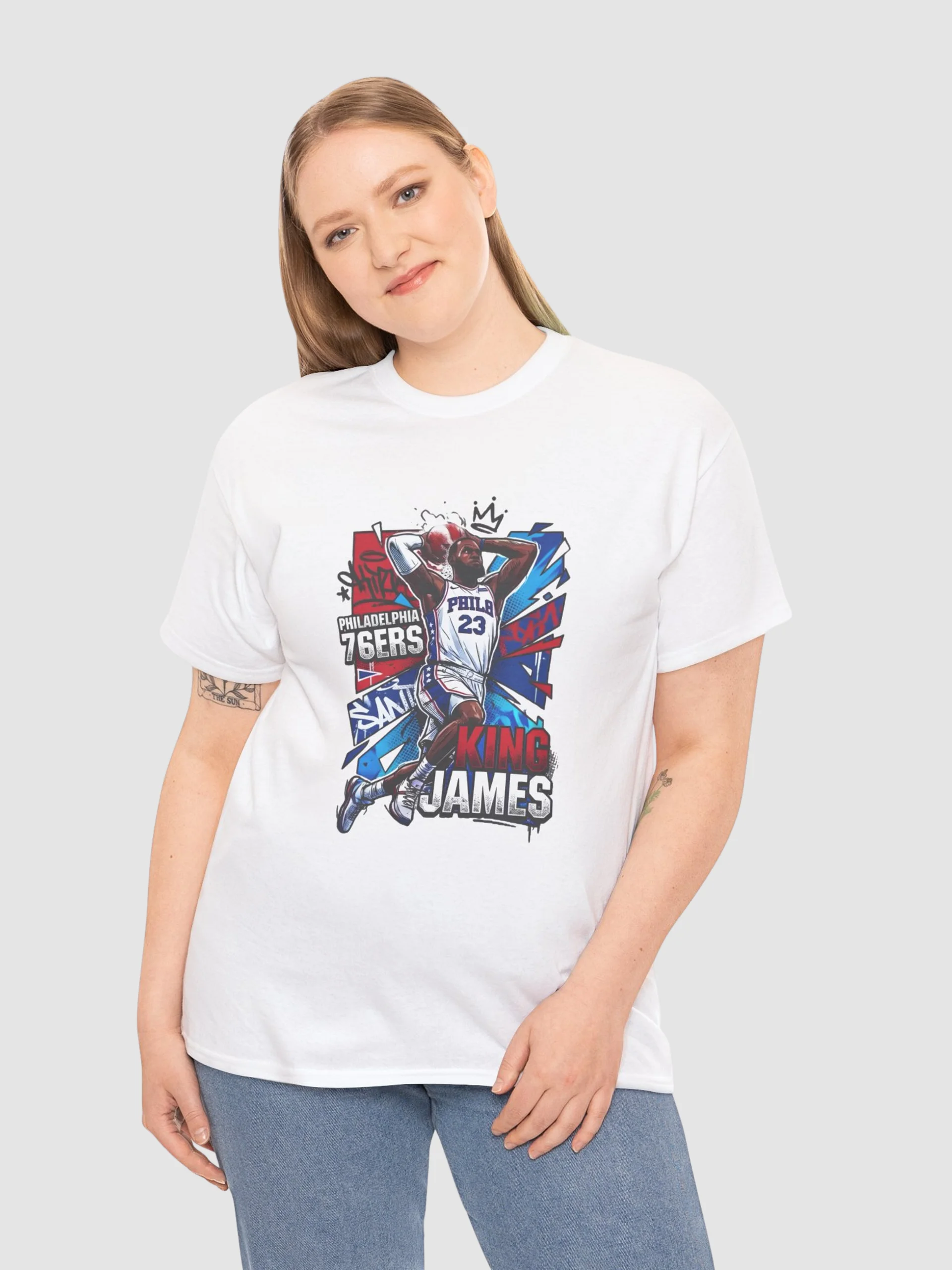 "King James" Philadelphia 76ers Shirt product image (1)
