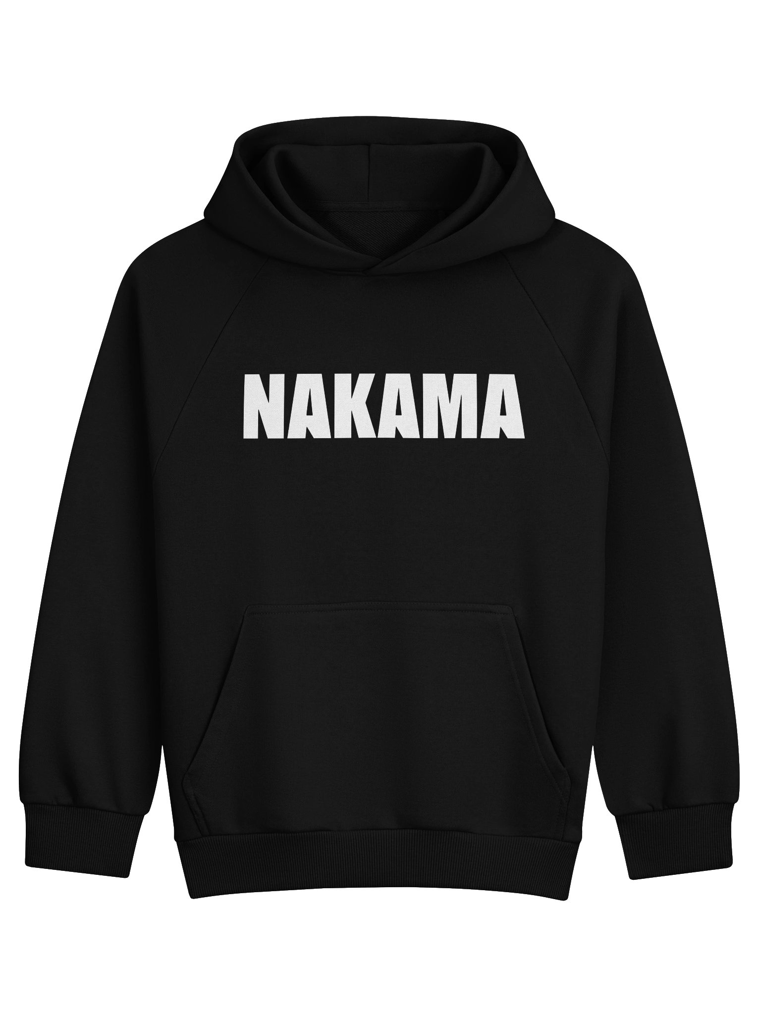NAKAMA Wordmark Heavy Hoodie (white/black) product image (1)
