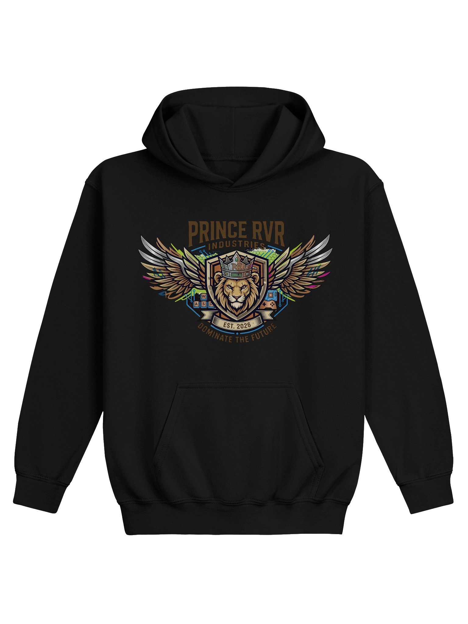 Prince RVR Winged Lion Youth Hoodie product image (1)