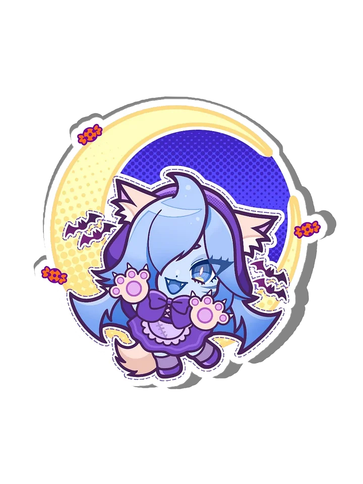 Shark Night Halloween Sticker product image (1)