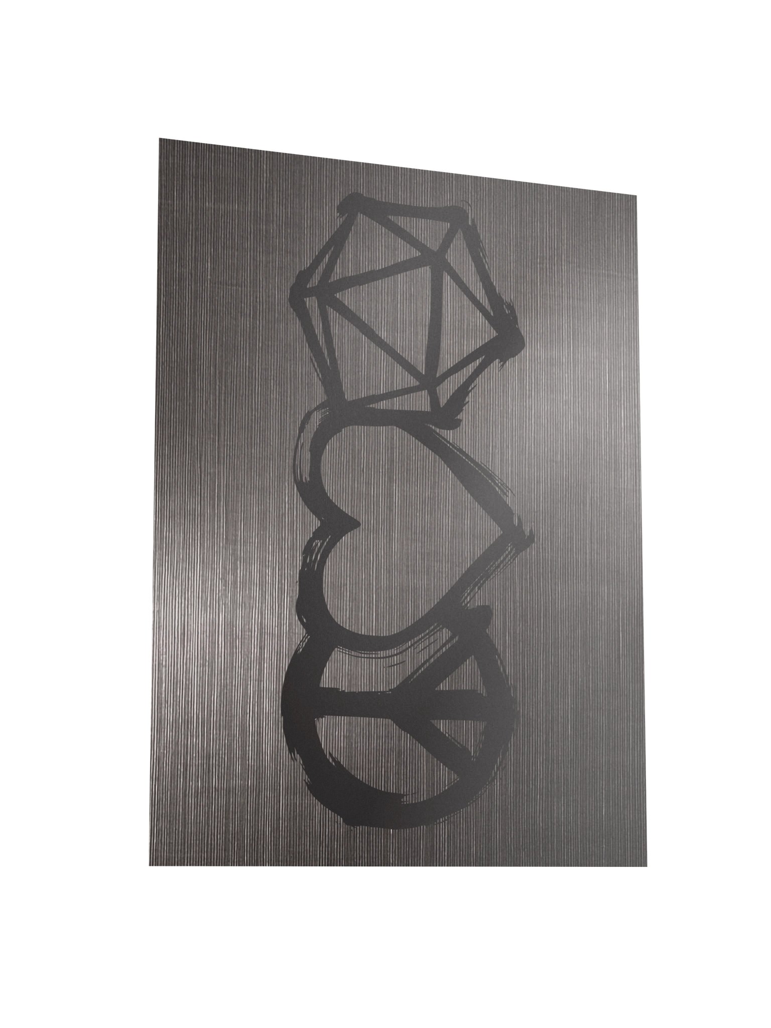 Black Peace Love D20 Board Game Room Poster - UNFRAMED product image (3)