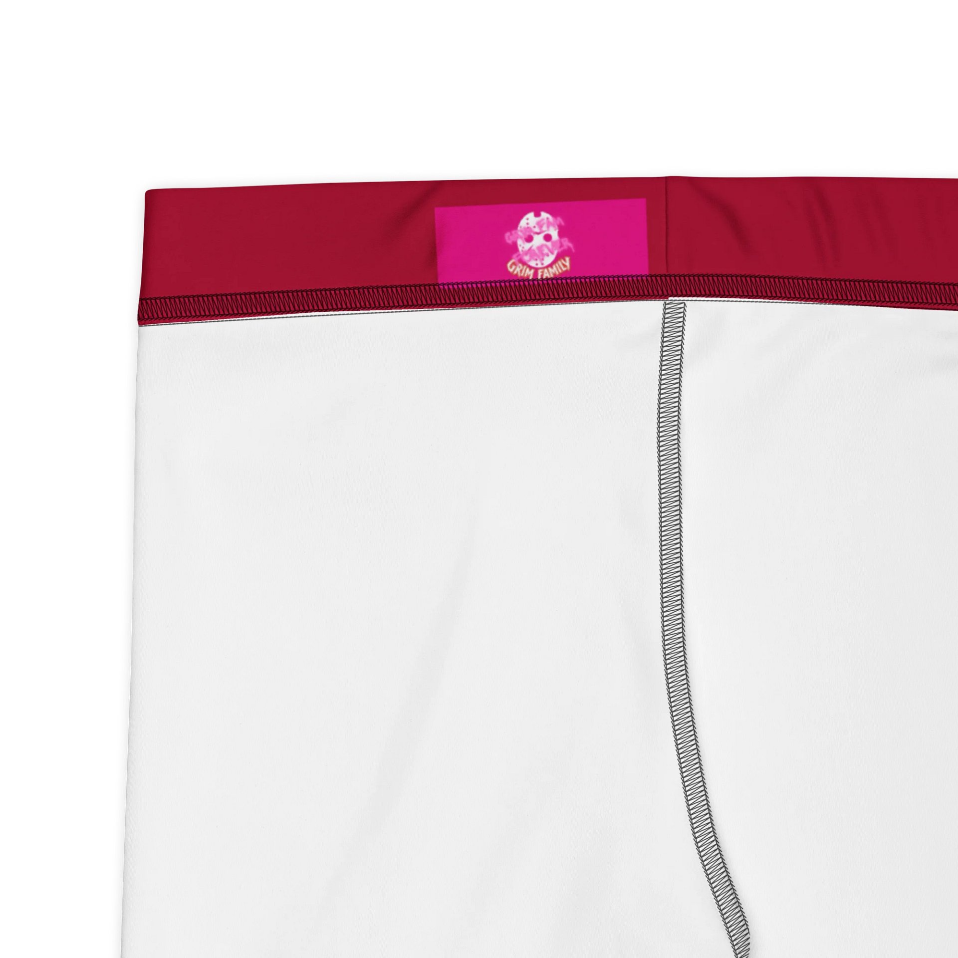 GRIMFAM - PERKY PEACH GYM SHORTS #1 Crimson Red product image (7)