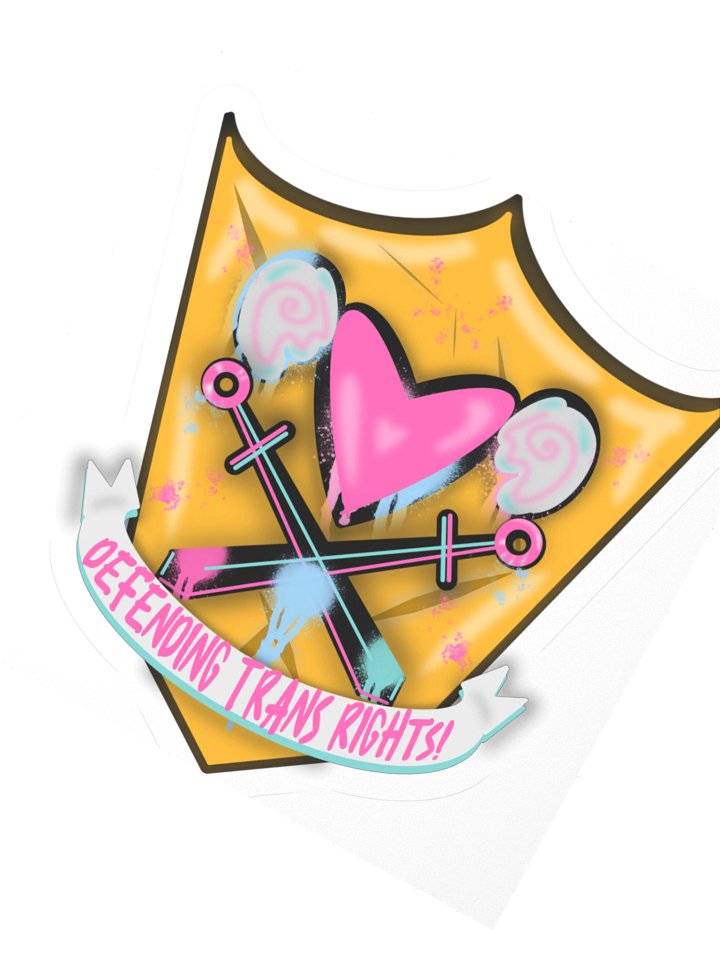 Defending Trans Rights Shield product image (4)