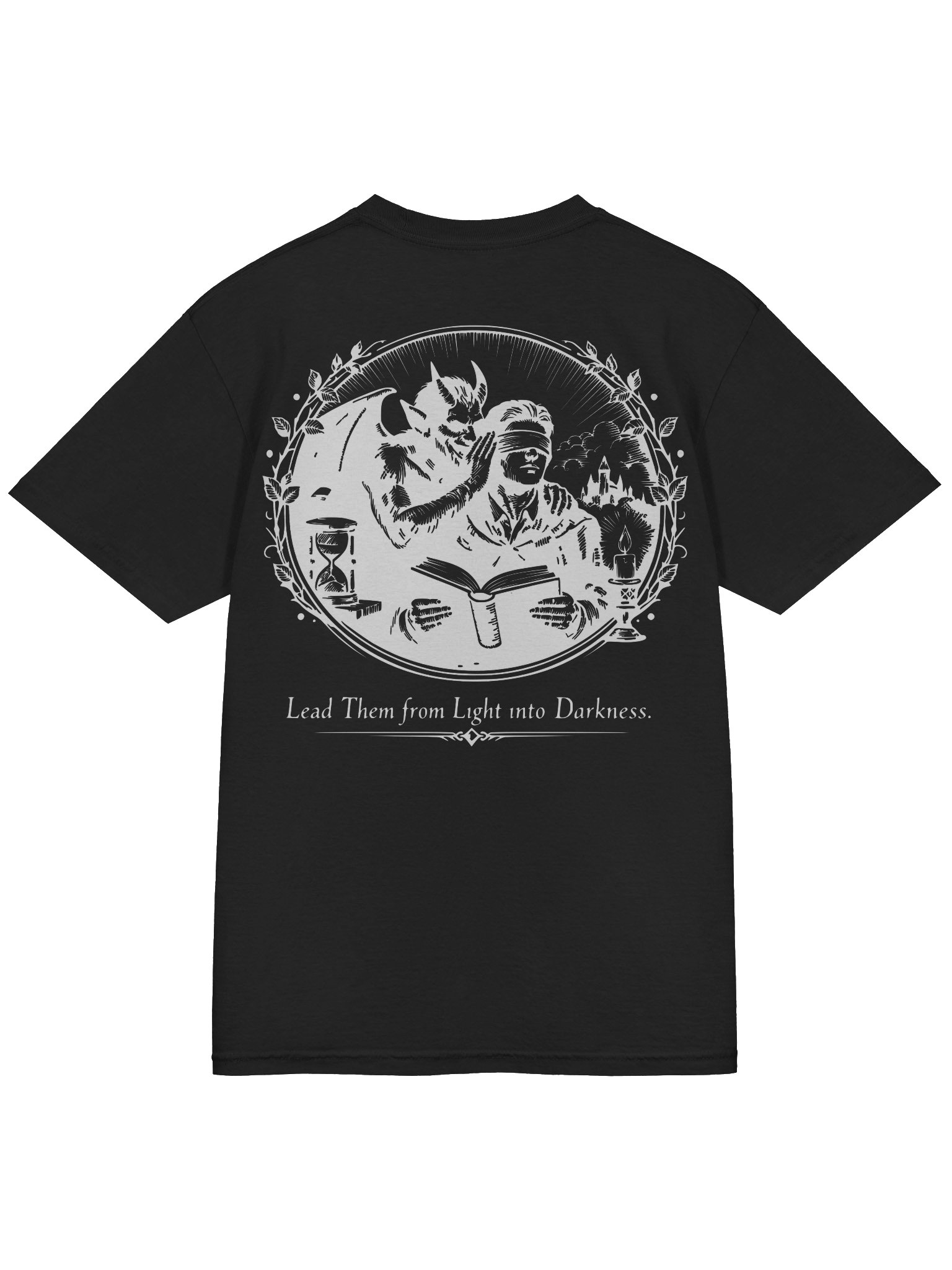 Blinded to the Light (White on Black/Color) (Back) product image (3)