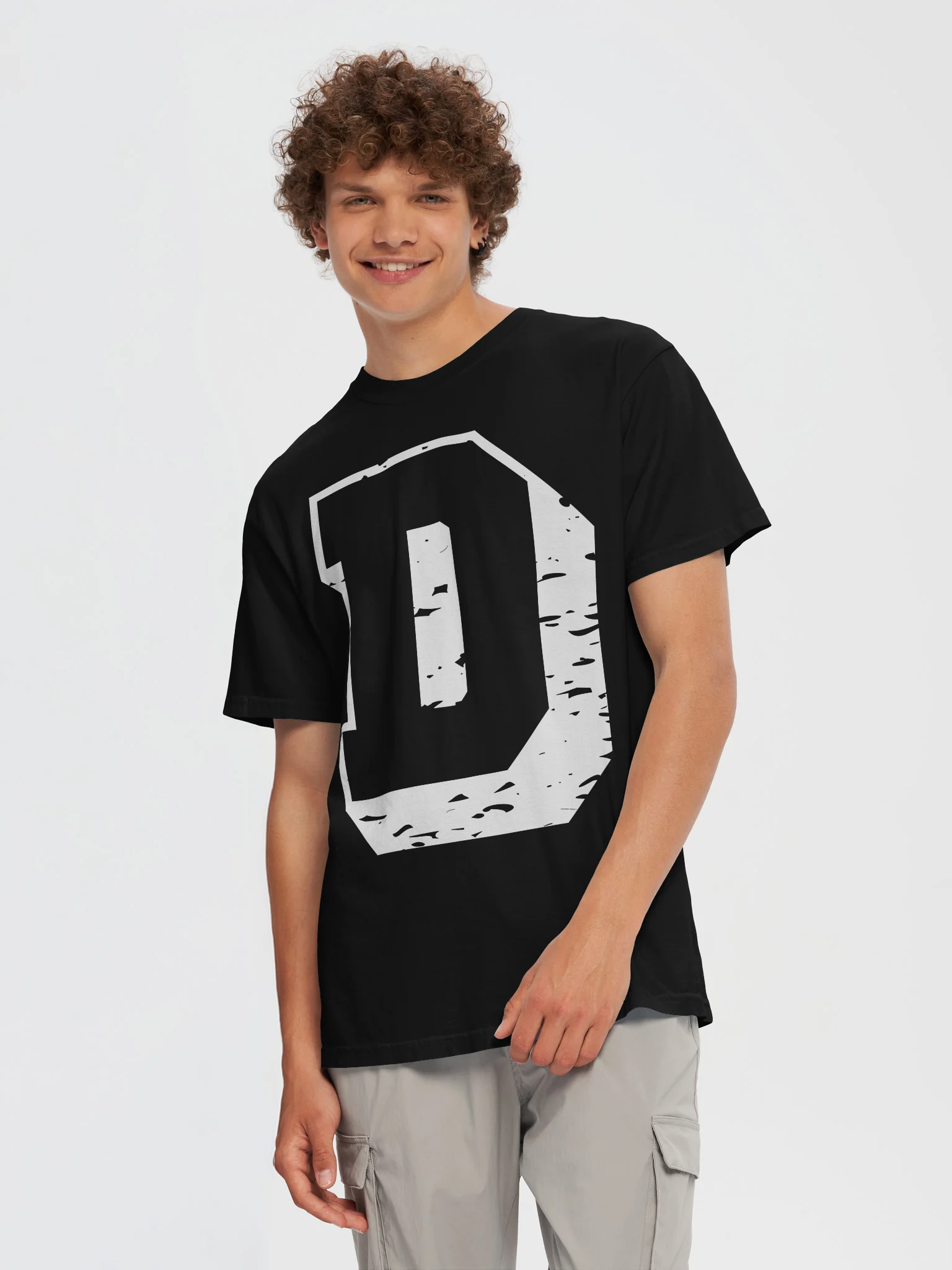 Varsity Letter D | Comfort Colors® Tee product image (5)