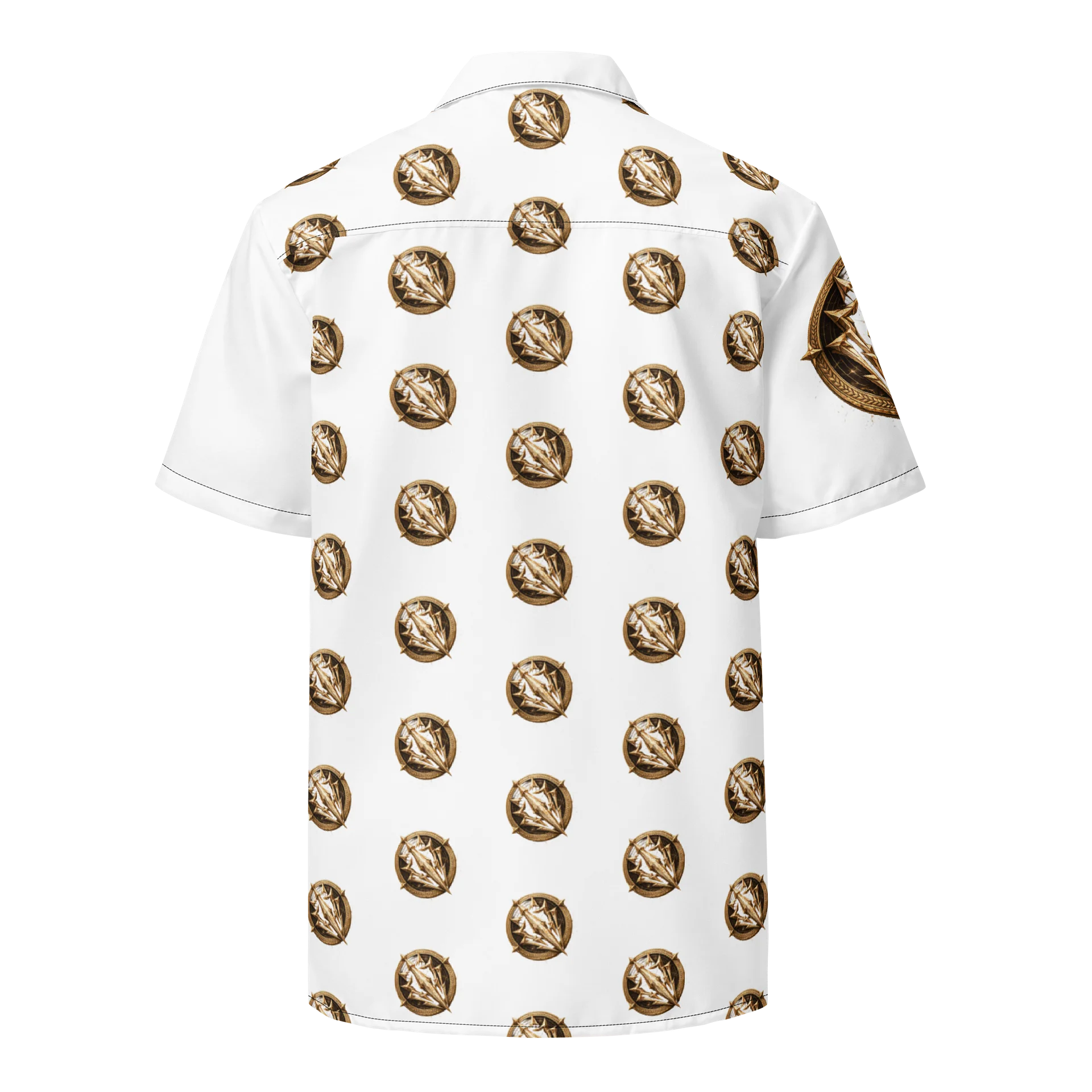 Golden Crest Hawaiian Style Shirt product image (3)